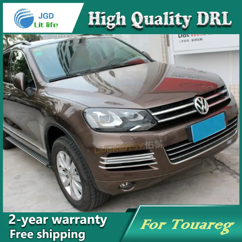 Бесплатная доставка! Дневные ходовые огни со светодиодный Ной подсветкой 12 В 6000k