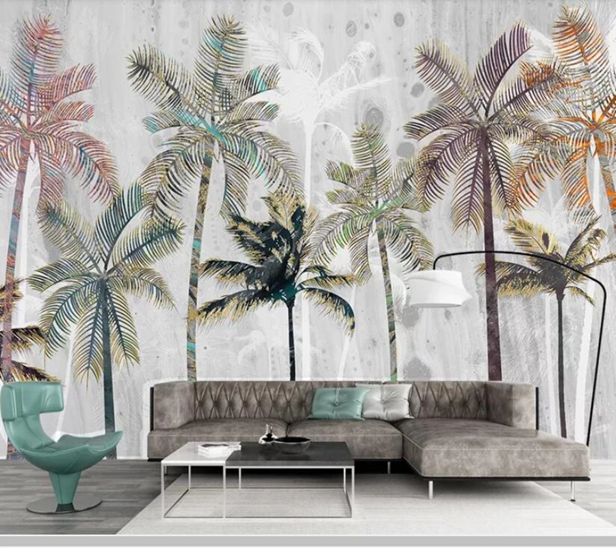 Tropical plant hand-painted coconut tree 3D wallpaper papel de parede,living room sofa TV wall bedroom wall papers home decor
Tropical plant hand-painted coconut tree 3D wallpaper papel de parede,living room sofa TV wall bedroom wall papers home decor