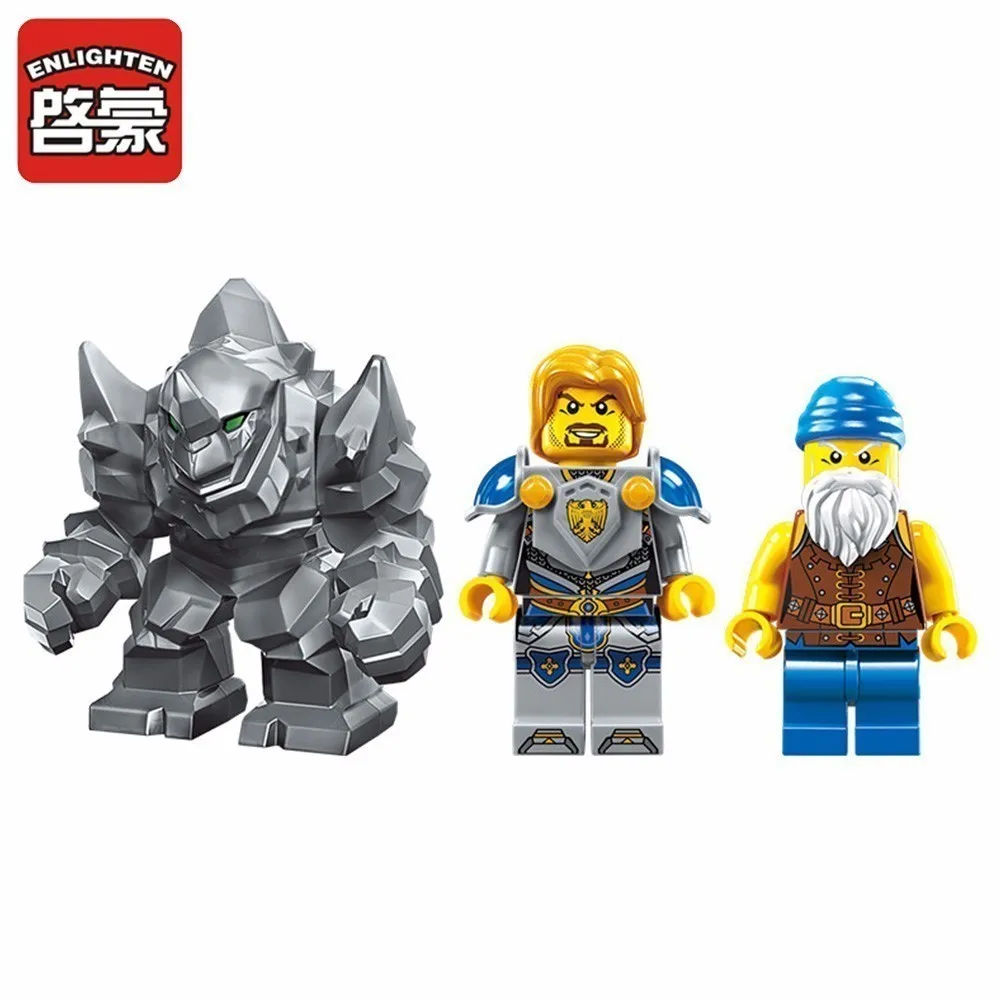 Просвещения Glory герои рыцарь человек войны Building block Дети военные игрушки подарки