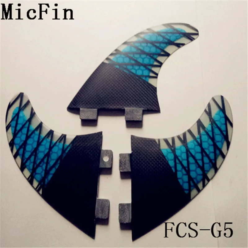 2018FCS G5 Fin Surf стекловолокно сотовые Углеродные плавники Quilhas tri/набор средних размеров pranchas de surf FCS плавники для доски для серфинга