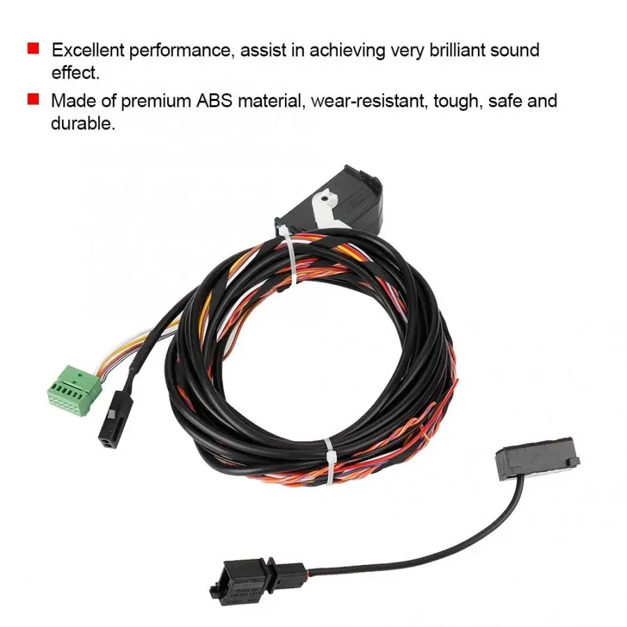 Bluetooth жгут проводов кабель микрофон комплект подходит для RCD510 RNS510 Гольф 8X0035447A микрофон Bluetooth жгут