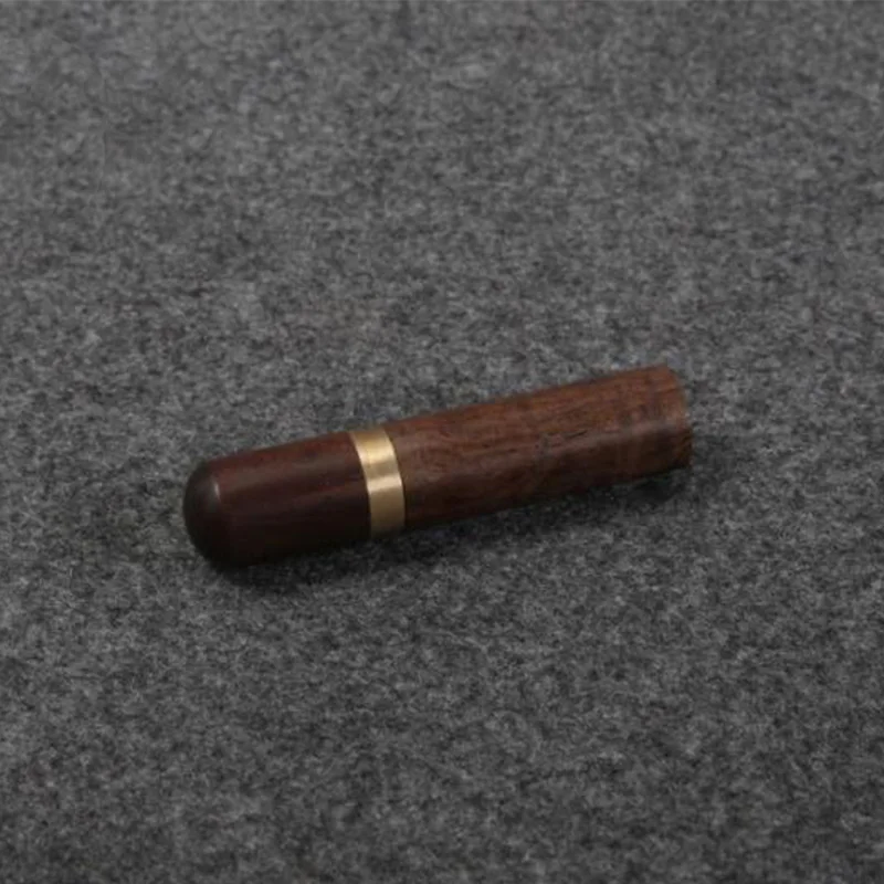 DIY кожаные инструменты ручной работы для хранения игл игла из сандалового дерева