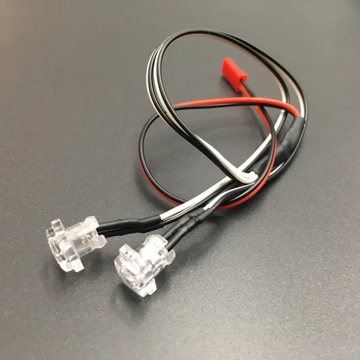 1 комплект модель автомобиля передний бампер световая чашка PC квадратная