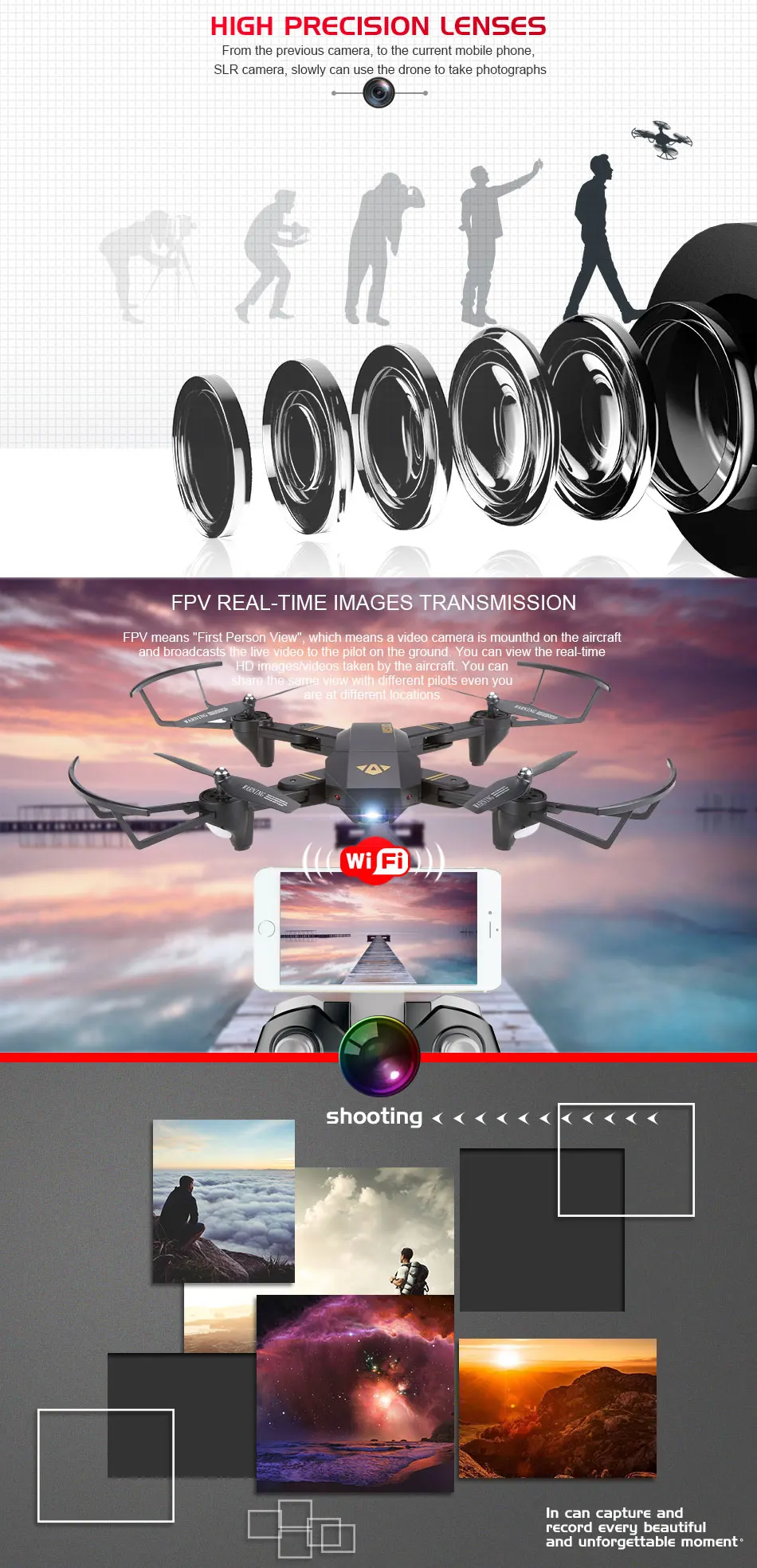 Visuo XS809W XS809HW Квадрокоптер мини складной селфи Дрон с Wifi FPV 0.3MP/2MP камерой удержание высоты RC Дрон Vs JJRC H47 E58