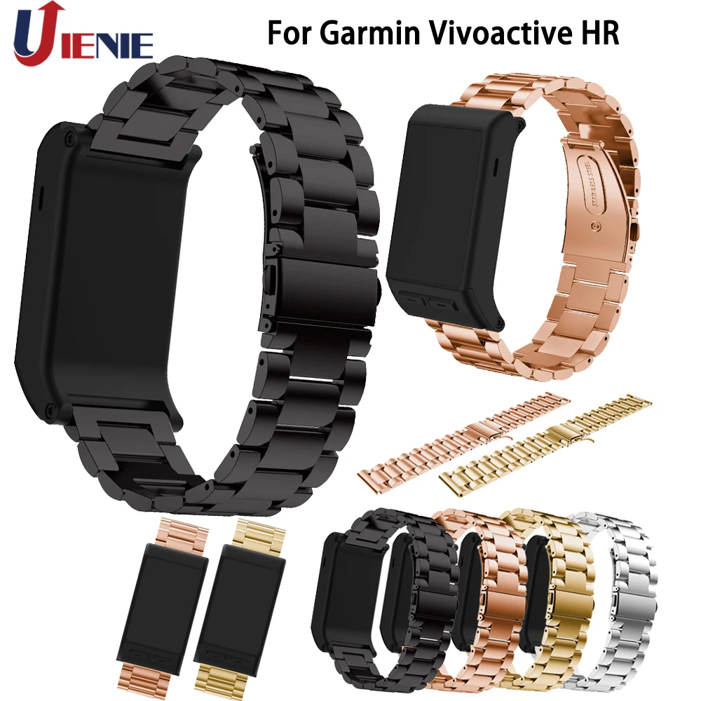 Ремешок для наручных часов из нержавеющей стали Garmin Vivoactive HR Смарт часы