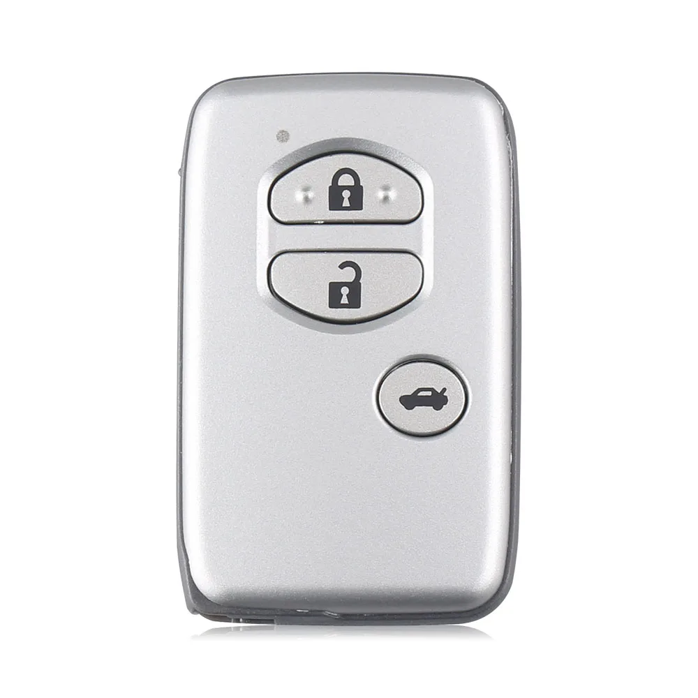 KEYYOU 3 кнопки дистанционного ключа автомобиля чехол для Toyota Camry Highlander VIOS Yaris Prado Crown