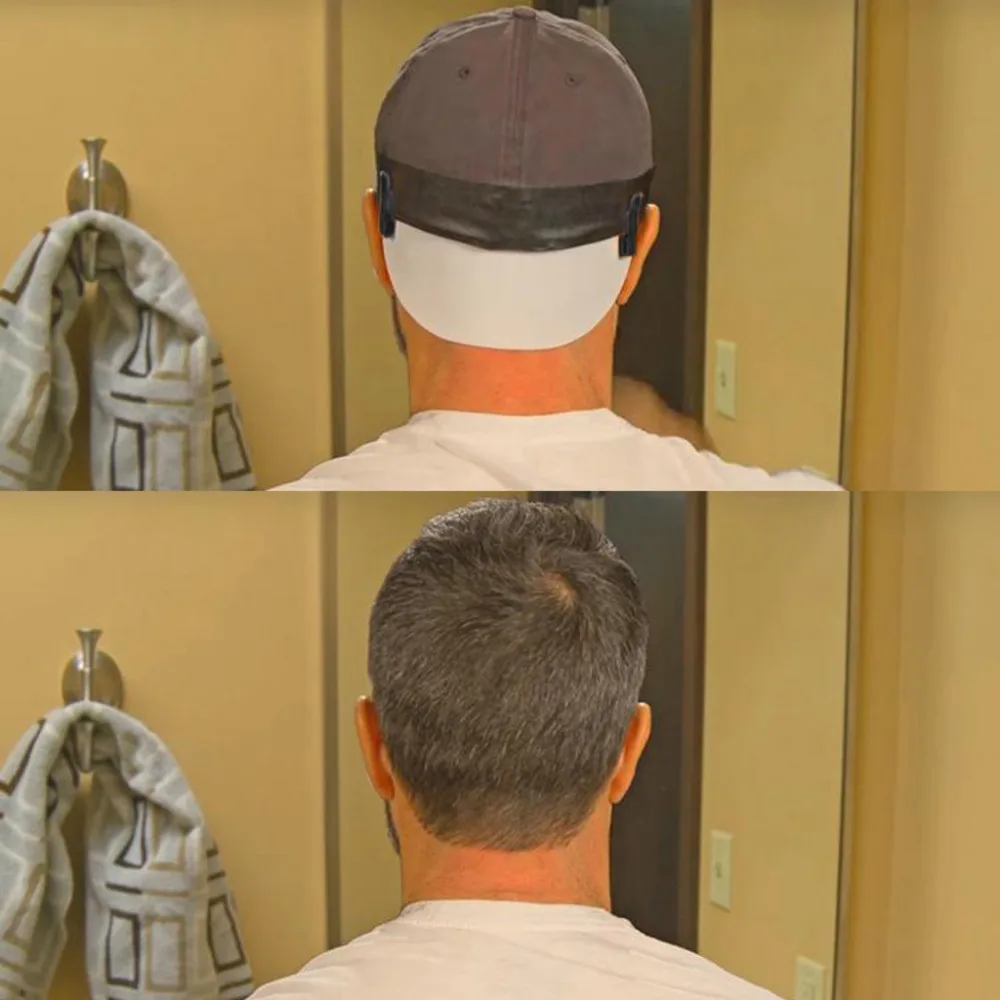 Модель для салонов парикмахерских обрежьте края вашего шеи без зеркала шею