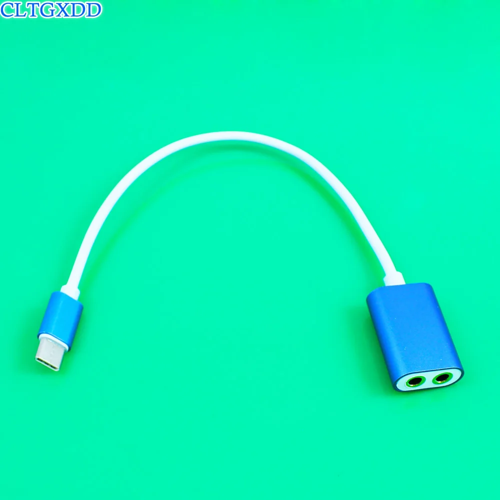 Cltgxdd Тип C USB до 3 5 мм аудио наушники стерео разъем Микрофон Женский адаптер для Moto Z