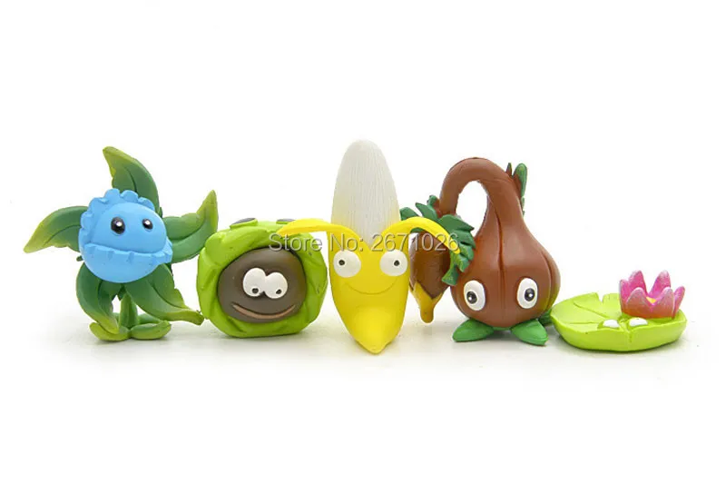 

2-7cm 10pcs/set DIY Plants VS Zombies Series 3 Generation 9 Anime Action Figure Toys PVZ PVC Model Collective Dolls