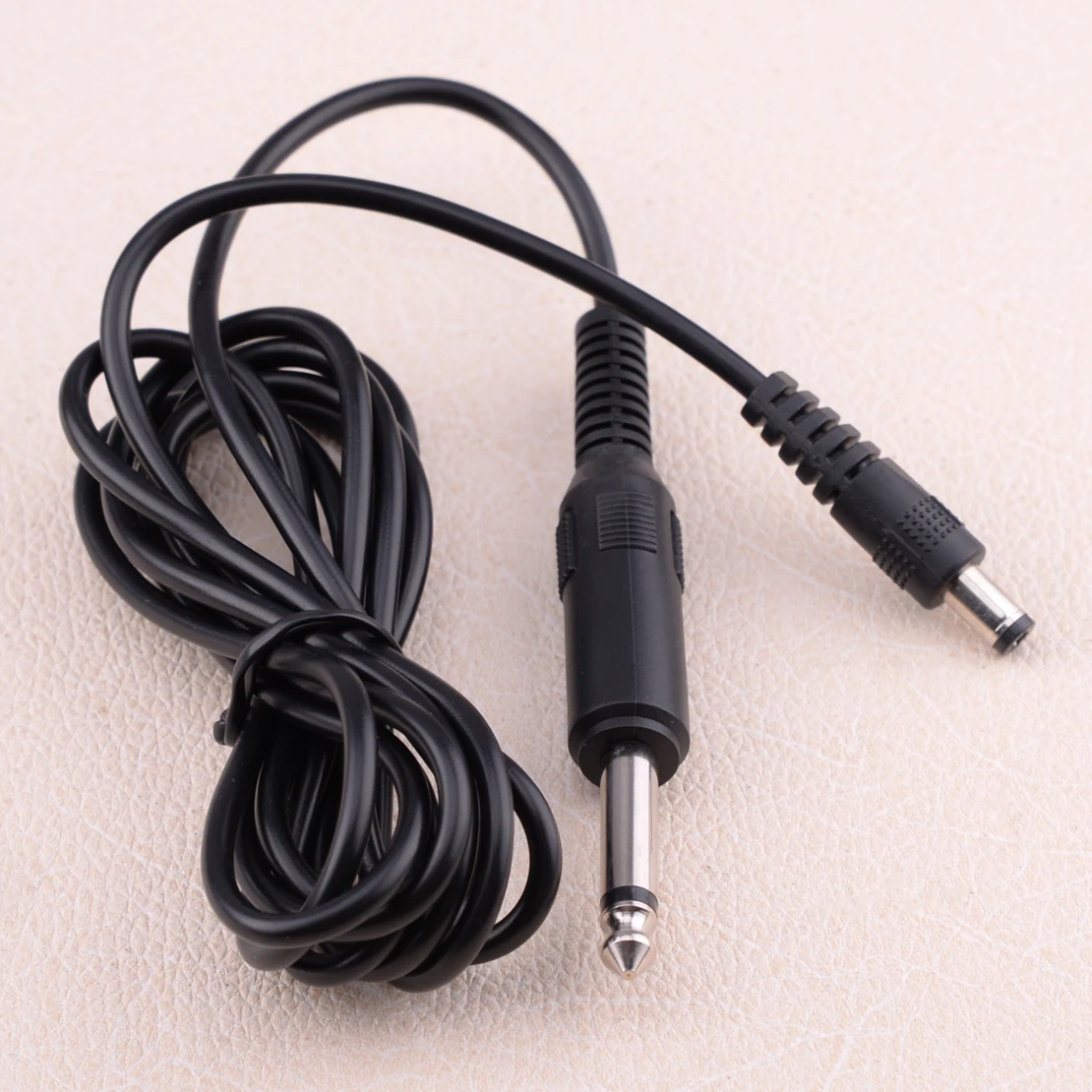 

LETAOSK 1.9M Power Supply Connection DC RCA Jack Cable Clip Cord for EZ Pen Type Tattoo Machine Gun Liner Shader