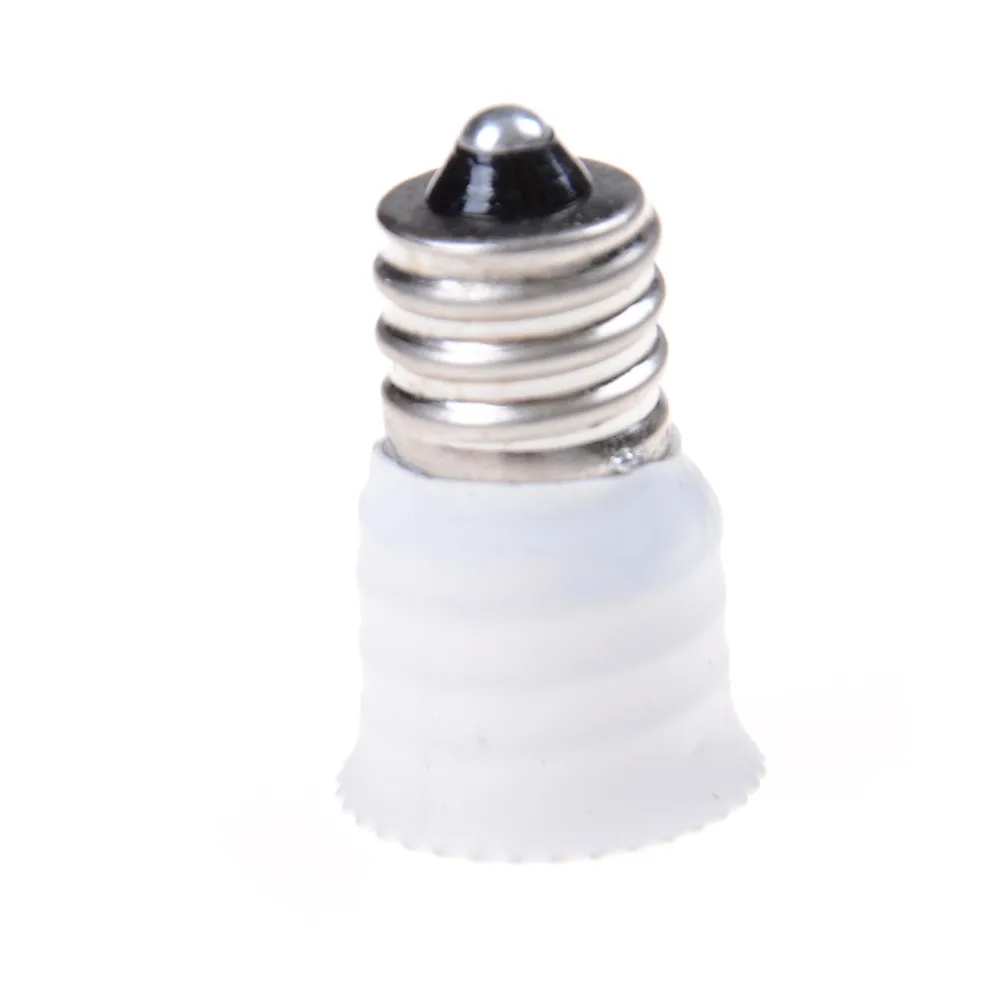 

1PCS E12 to E14 White Color lamp Holder Converter Socket Conversion light Bulb Base type Adapter