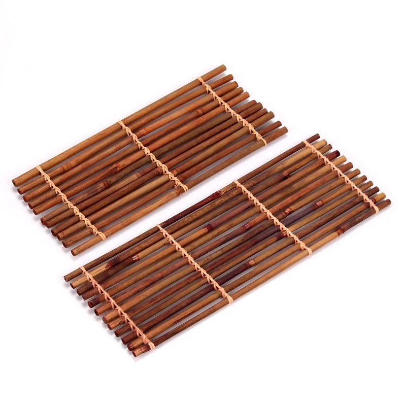 Бамбуковые подставки для горшков чайные поддоны коврики фруктов тарелка кунг фу