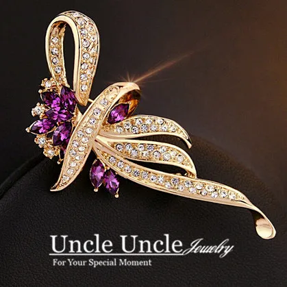 Розовое золото Разноцветные кристаллы Стразы Установка классический каффар