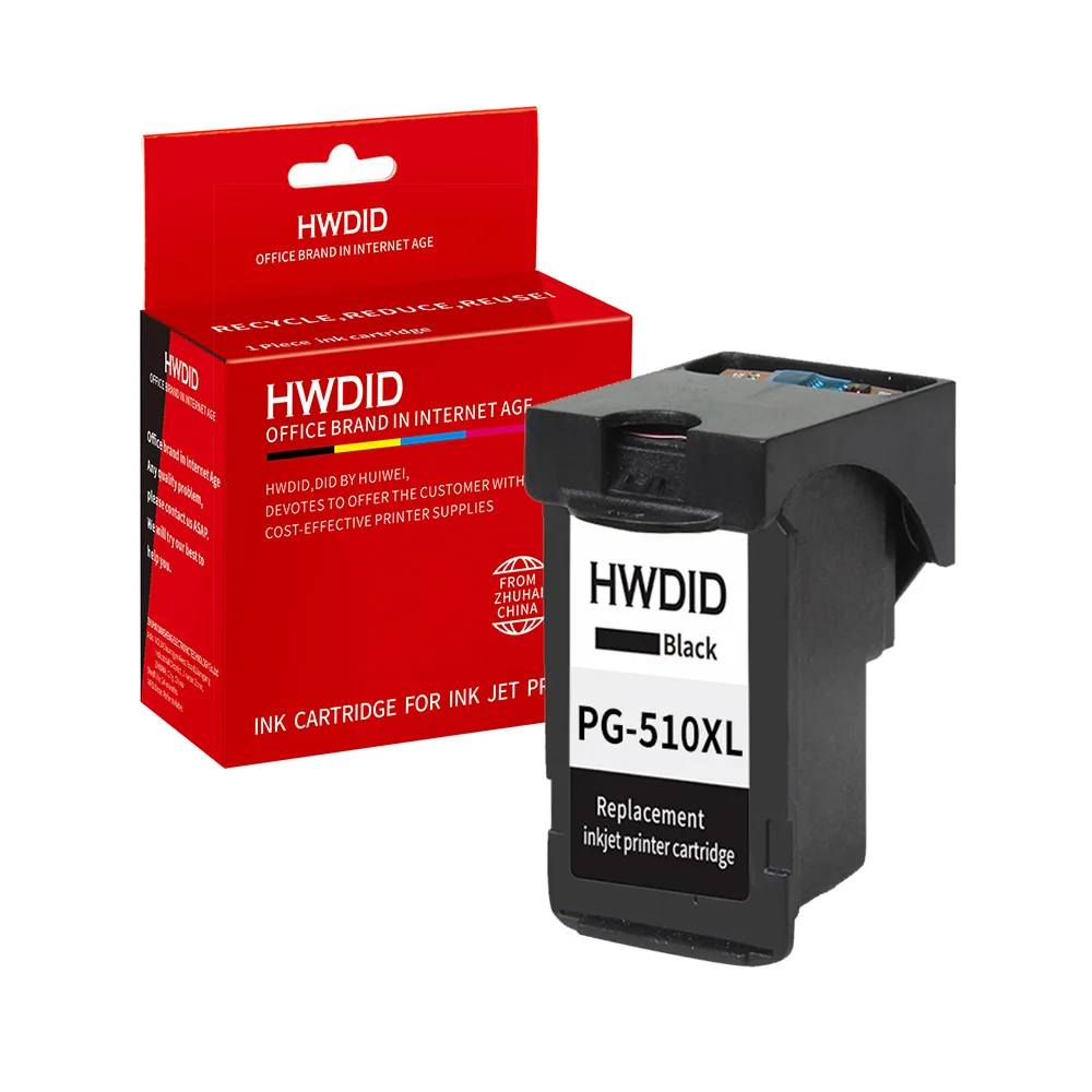 HWDID PG510 PG-510 PG 510 XL заправочные черные чернила картридж совместимый для Canon iP2700Pixma MP250 MP270 MP280 480 MX320 330 MX340