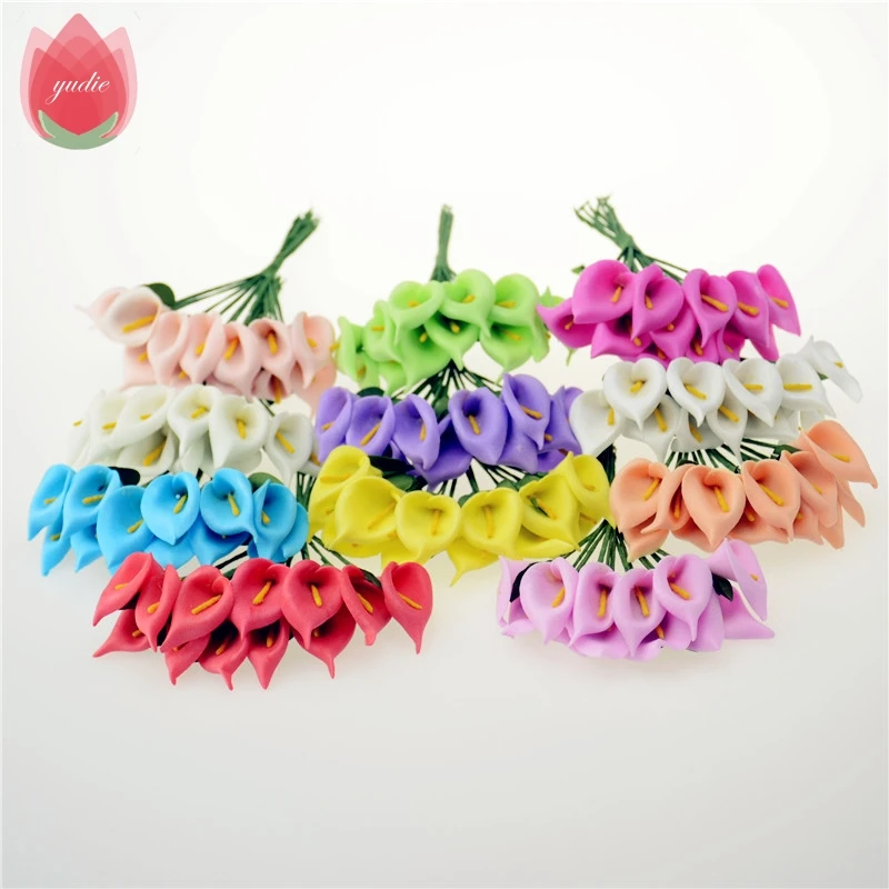 Искусственные цветы для скрапбукинга 12 шт. | Дом и сад