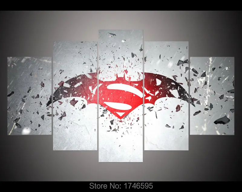 Печать Бэтмен V Супермен на рассвете справедливости постер фильмов Картина