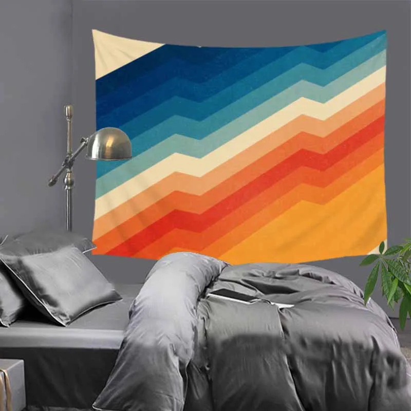 Абстрактная живопись гобелен с печатным рисунком ковер пейзажем домашний Декор