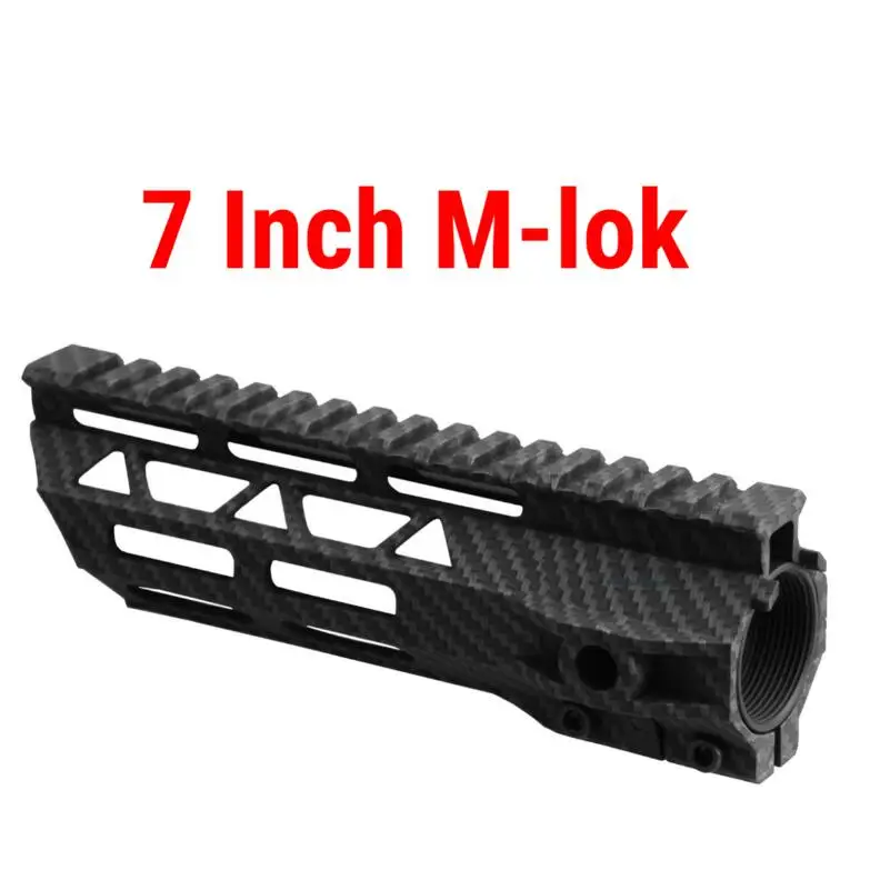SCRAAM-43 Векторная оптика M-LOK тонкий углеродное волокно полимер 7 10 12 15 дюймов AR15 M4 бесплатно поплавок Handguard Пикатинни MLOK. 223 5,56 AR-15 - Цвет: SCRAAM-43