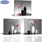 Алмазная 5d картина сделай сам, вышивка крестиком, Орхидея, натюрморт, жизнь, розовая Магнолия, полностью Алмазная мозаика, черно-белое искусство