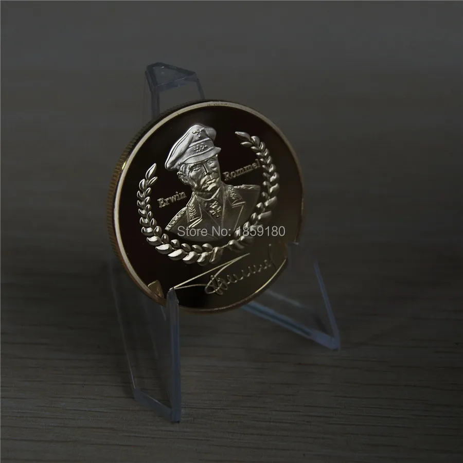 Немецкий командир вермахта генерал Эрвин мел монета 5 шт./лот бесплатная