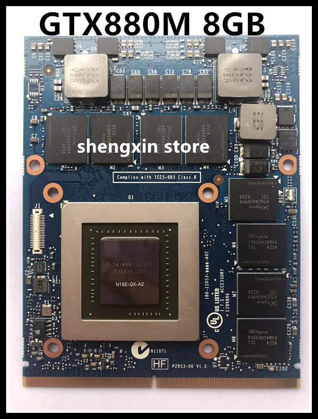 Хит! Видеокарта N15E-GX-A2 GTX880M GTX 880M графическая карта vga JH9PP 0JH9PP для ноутбука DELL Alienware