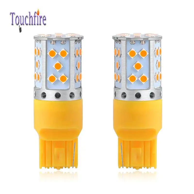 2 шт. 1156 BA15S P21W BAU15S PY21W T20 7440 W21W W21/5W 35SMD светодиодный Canbus без ошибок автомобильная