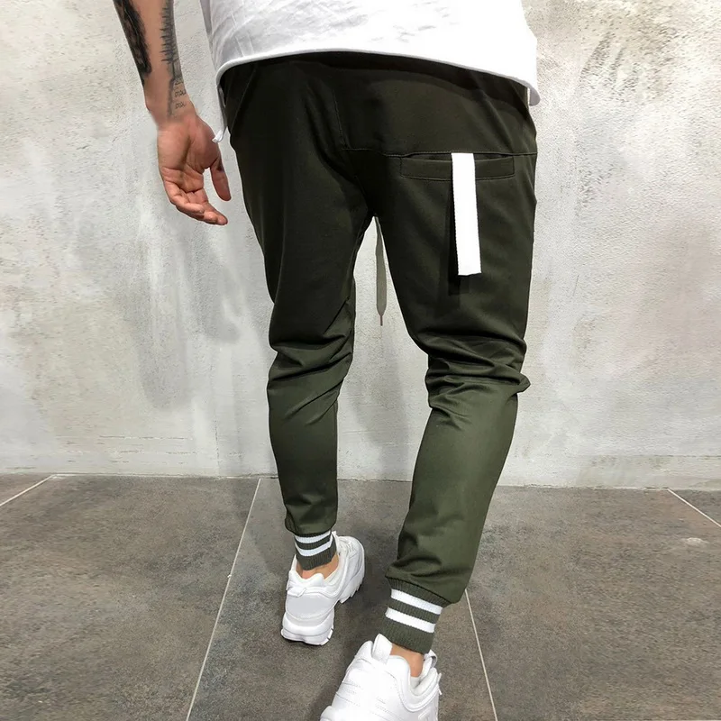 LASPERAL мужские обтягивающие штаны осенние однотонные Лоскутные для бега фитнес