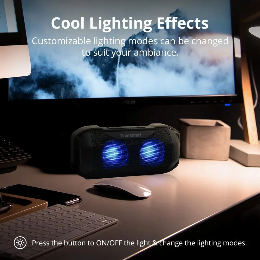 Tronsmart Blaze Bluetooth динамик 10 Вт IPX56 водонепроницаемы переносной с превосходными