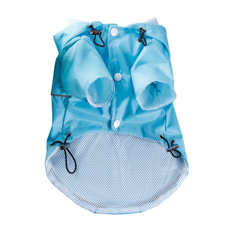 Светоотражающий дождевик из ПУ кожи для домашних животных летнее пальто с