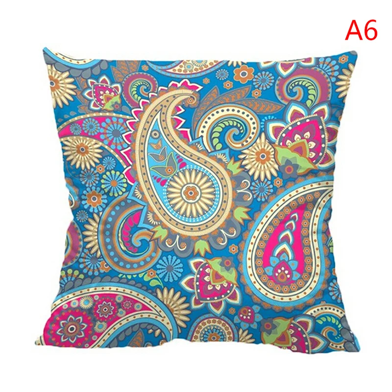 Винтажные декоративные подушки для домашнего декора наволочка с цветочными