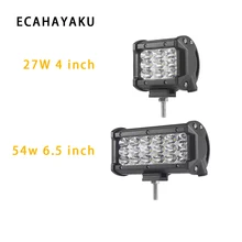 ECAHAYAKU 1x4 &quot7&quot 27 Вт 54 светодиодный рабочий свет бар 4WD AWD
