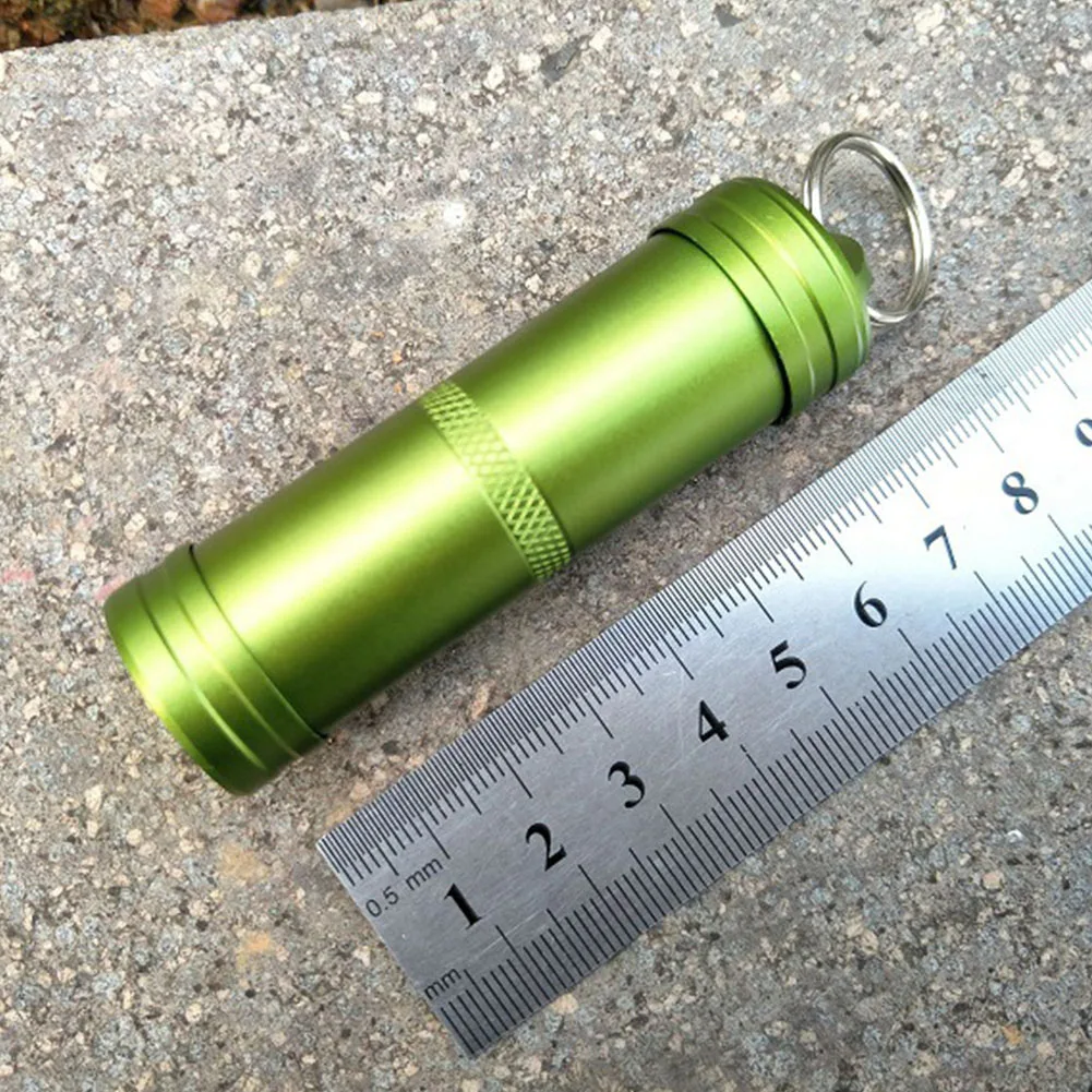 Инструмент для хранения Брелок путешествий Водонепроницаемая бутылка таблеток