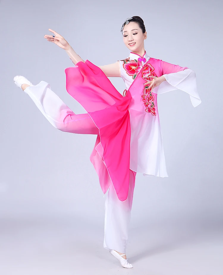 see chart Древний китайский костюм hanfu платье сценическая одежда народное платье hanfu Женский сценический костюм китайские танцевальные костюмы - Цвет: see chart