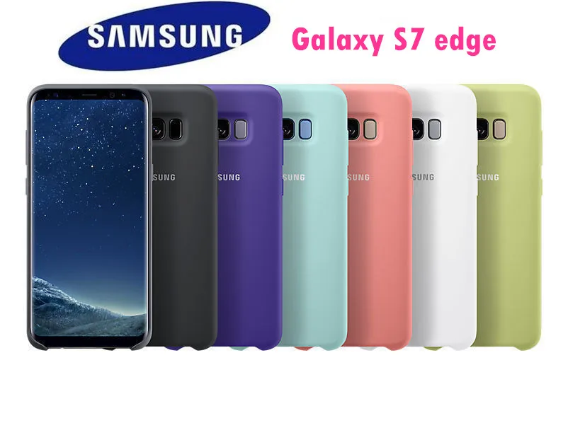 Чехол для samsung S7 edge, шелковистый силиконовый чехол, мягкий на ощупь, защитный чехол для samsung Galaxy S7 EDGE, 5,5 дюймов
