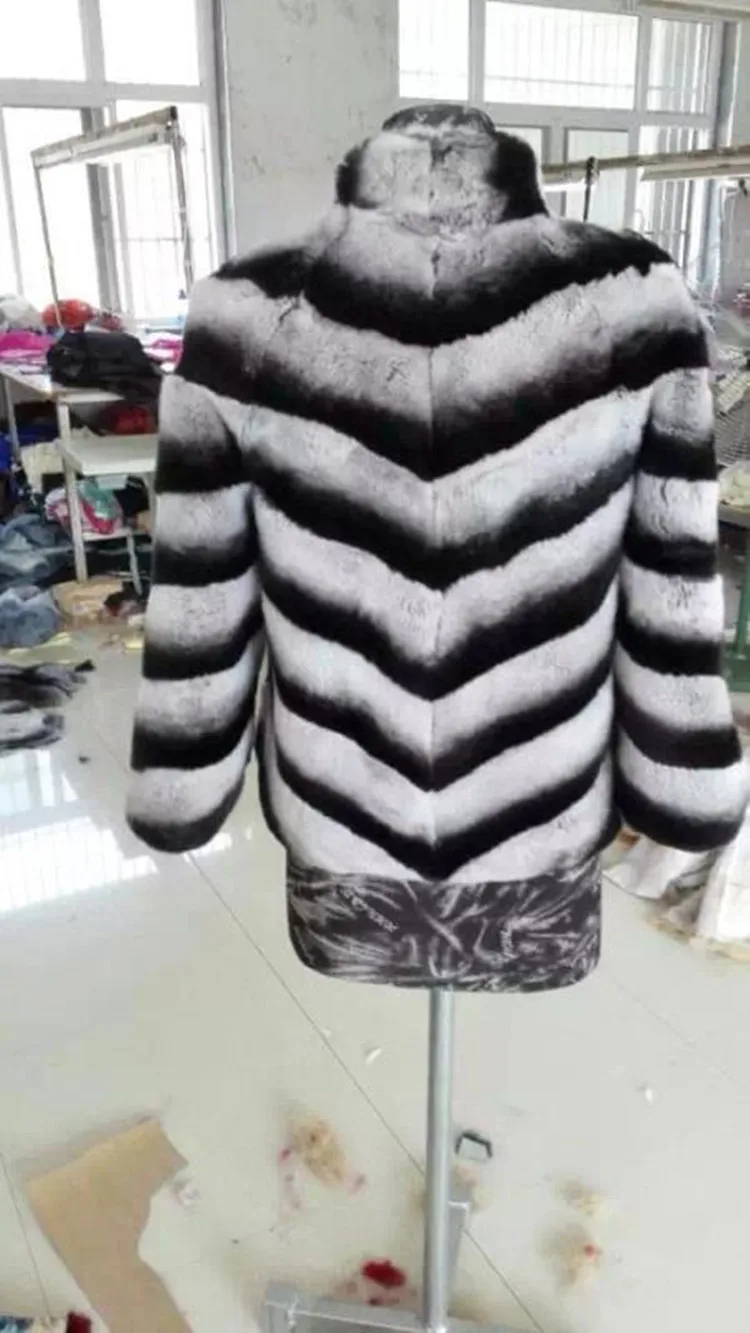 OFTBUY, зимняя куртка для женщин, пальто из натурального меха кролика Рекс, верхняя одежда, брендовая, роскошная, толстая, теплая, уличная одежда, воротник-стойка