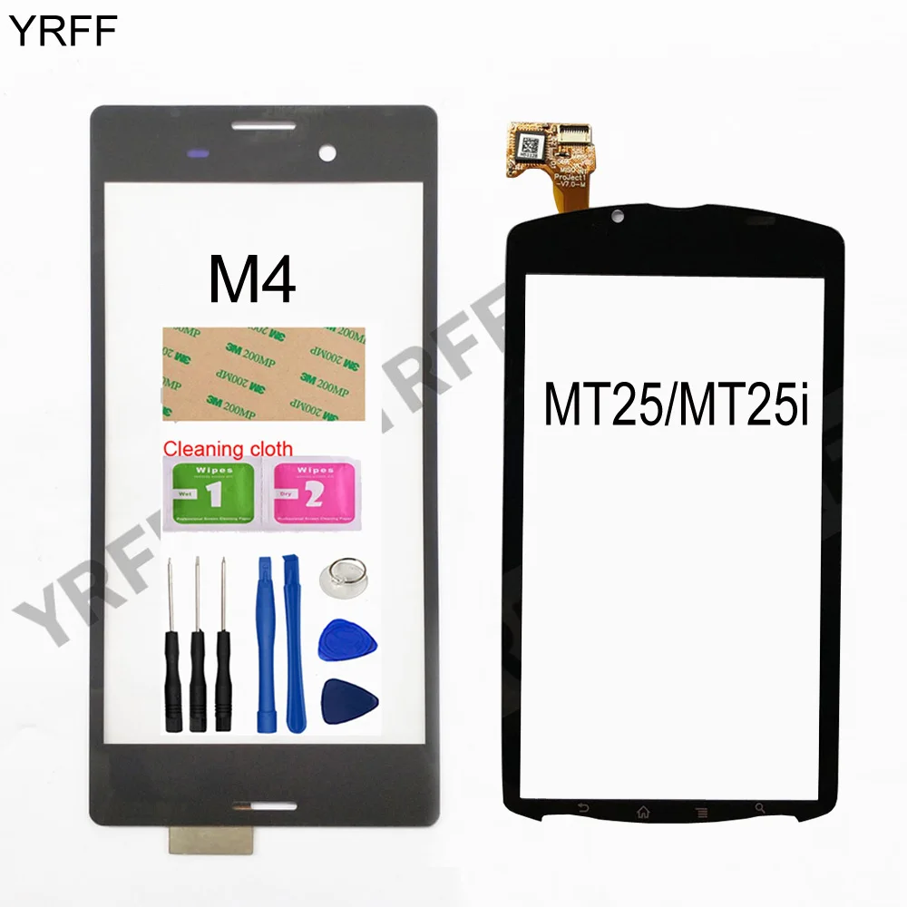 Для Sony Xperia Sola MT25 MT25i сенсорный экран для M4 Aqua E2303 E2306 E2353 E2333 дигитайзер сенсор |