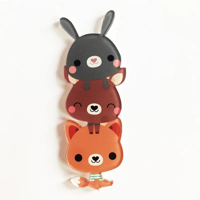 1 шт. каваи пика акриловый значок животное в кармане персонаж брошь Harajuku