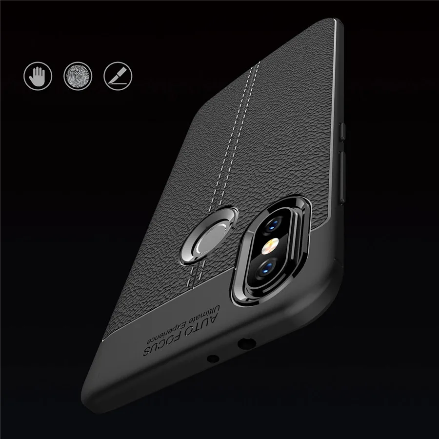 For Xiaomi Mi A2 / Lite Case Top quality Matte Anti Slip Soft Silicone Protective miA2 Cover |