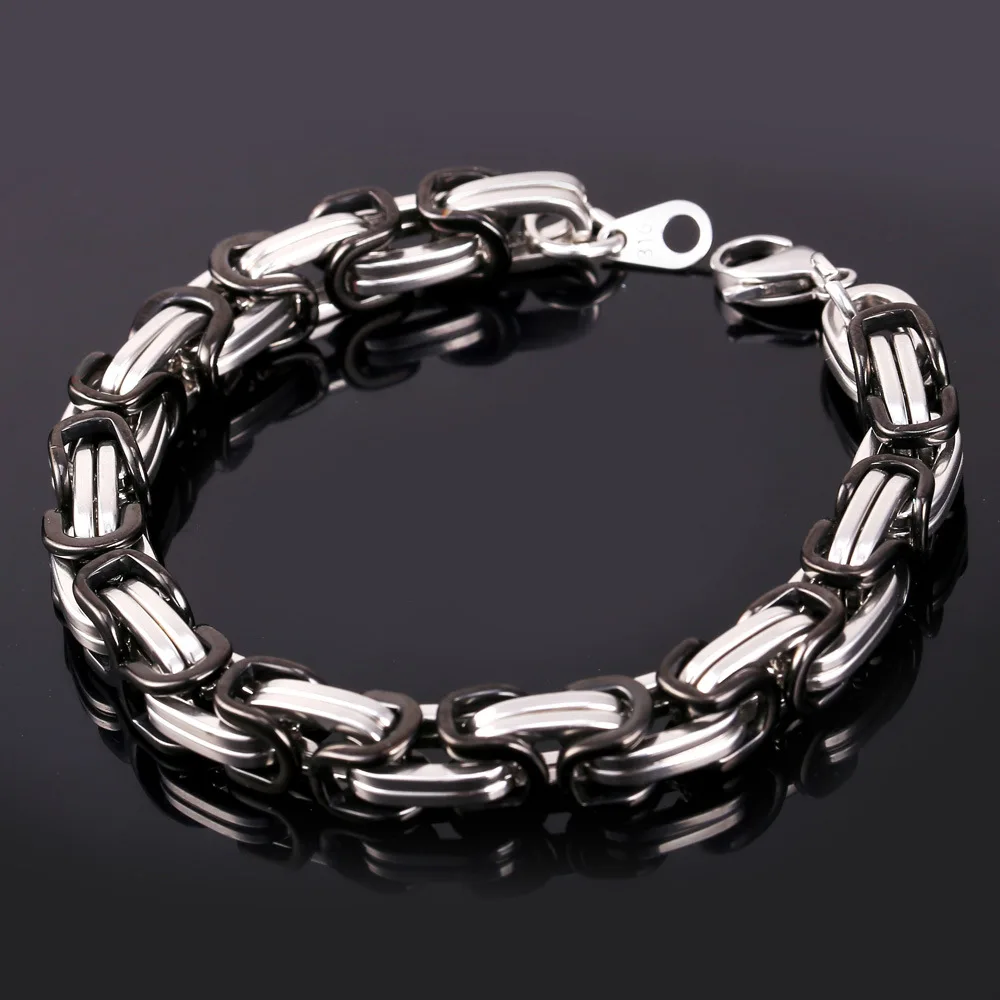 Браслет-цепочка мужской из нержавеющей стали Ювелирное Украшение для езды на