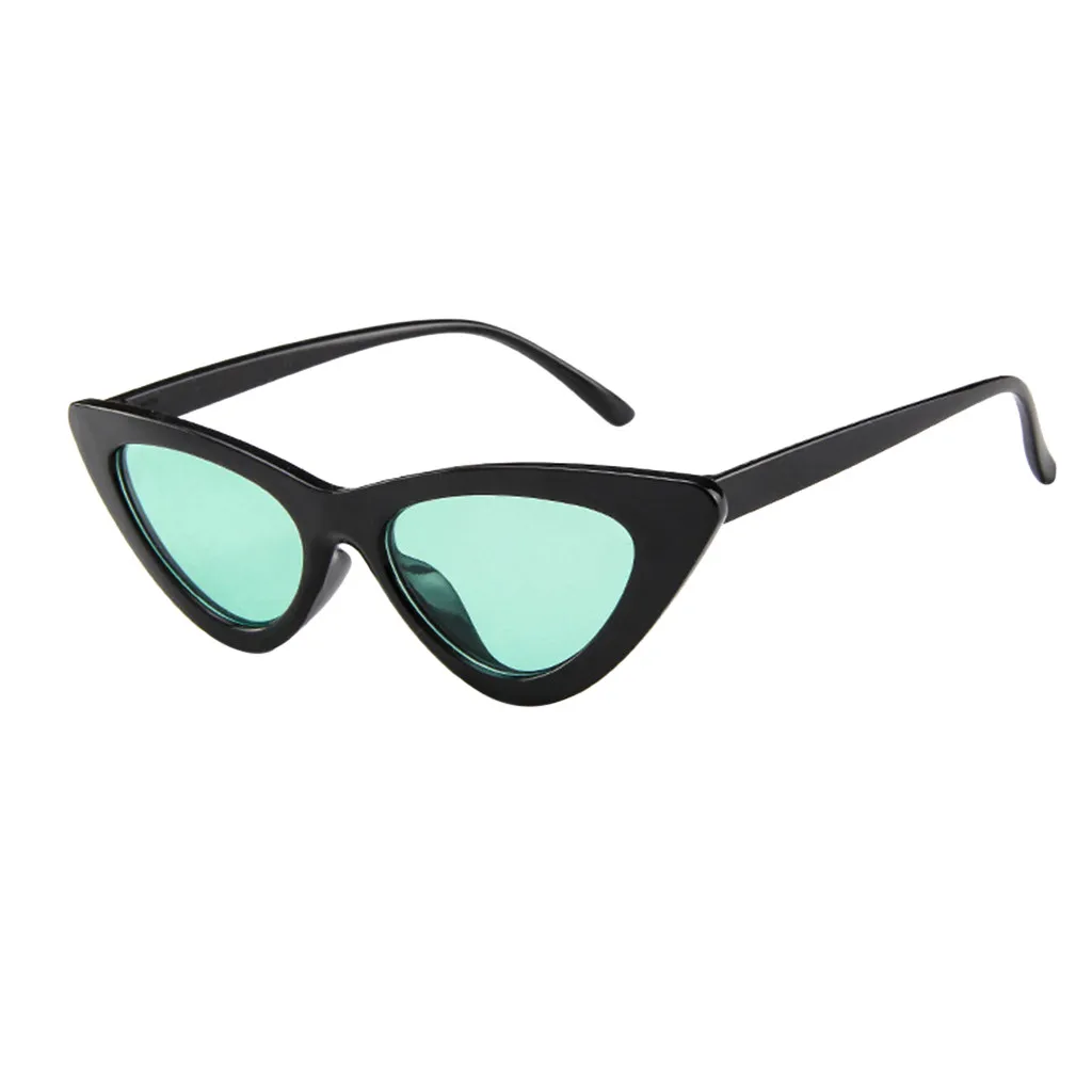 E Sunglassese женские винтажные Ретро треугольные cateye очки feminino Солнцезащитные очки женские очки солнцезащитные очки для женщин - Цвет оправы: E