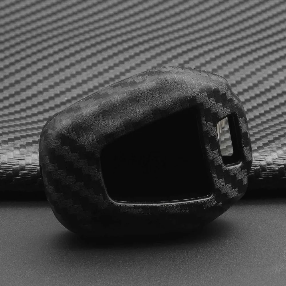 jingyuqin 2Buttons Carbon Silicone Car Key Case For Isuzu DMAX D-MAX Mu-x 2.5 Fob Procted | Автомобили и мотоциклы