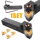 Держатель для инструментов WWLNR1616H08WWLNR1616K08, штанга для сверления 16x125 мм + 4 вставки WNMG0804 с L гаечным ключом для токарных инструментов