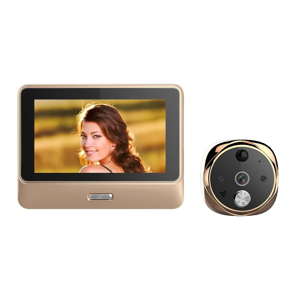 Wifi дверной звонок видео глазок deurbel met камера 5 0 ''сенсорный ЖК 720P ИК Ночное