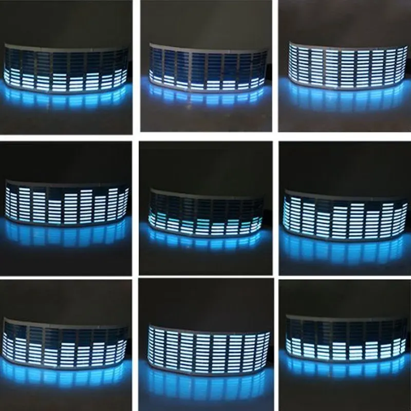 SITAILE Автомобильный задний экран музыкальный Ритм светодиодная наклейсветильник
