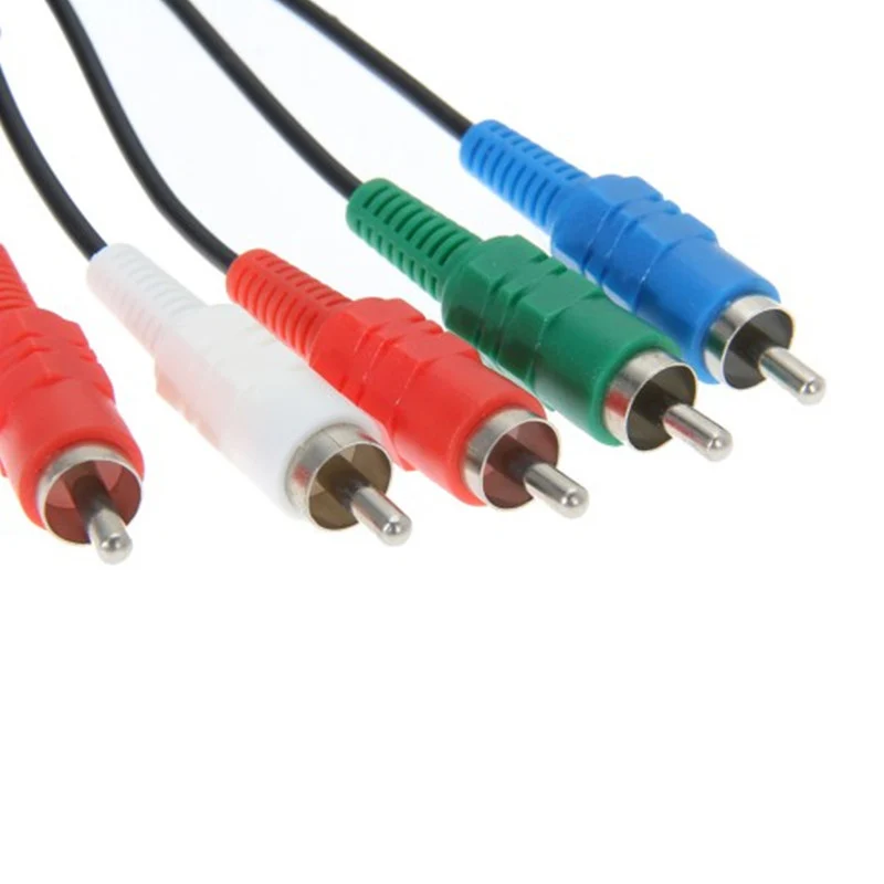 Для PS2 PS3 tv AV Video-Audio R20 аналоговый AV Многокомпонентный кабель 6 футов(1,8 м) для Playstation 2 3