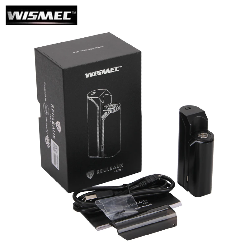 Оригинальный Wismec рел RX75 поле MOD TC 75 Вт fit 2 мл Amor мини распылитель испаритель |