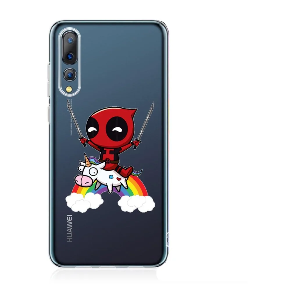 Супер крутой Дэдпул, мягкий силиконовый чехол из ТПУ для huawei P20 Pro mate 20 Pro P30 Lite P20 P8 Lite P30Pro