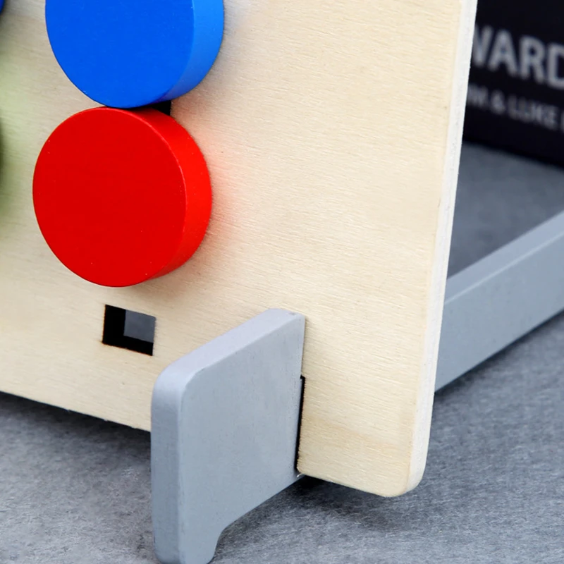 Montessori Wooden Toys Colors And Fruits Double Sided Matching Games Logical Reasoning Training Educational For Children | Игрушки и