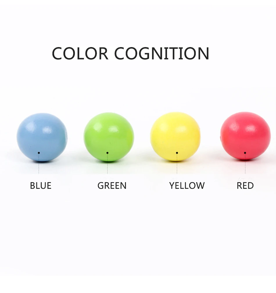 Montessori Educational Wooden Toys Children Math Toys Clip Beads Multi-functional Learning Toy Educational Toys For Children