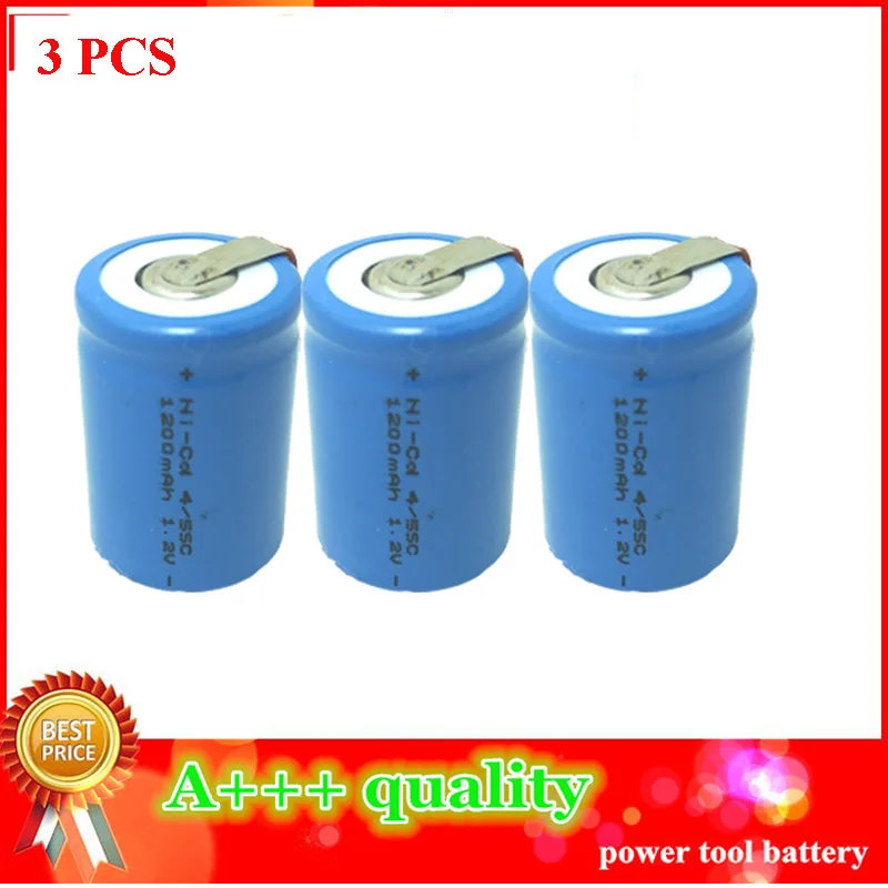 Аккумуляторная батарея 1200 мАч 1 2 в Ni CD 4/5SC 4/5 SC Sub C для электроинструментов 3